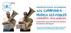 CARTEL CONCIDERTO XIX CAMPAÑA MUSICA ALS POBLES Joaquín Verdú CARTEL CONCIDERTO XIX CAMPAÑA MUSICA ALS POBLES
